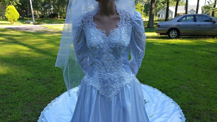 I finally got to try my dress on!