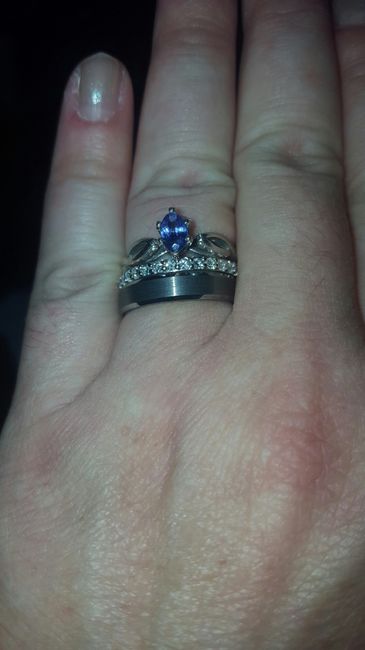 Tungsten Carbide wedding band.