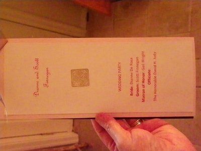 Wedding Programs -vent - Edited -  Finished with pics!!