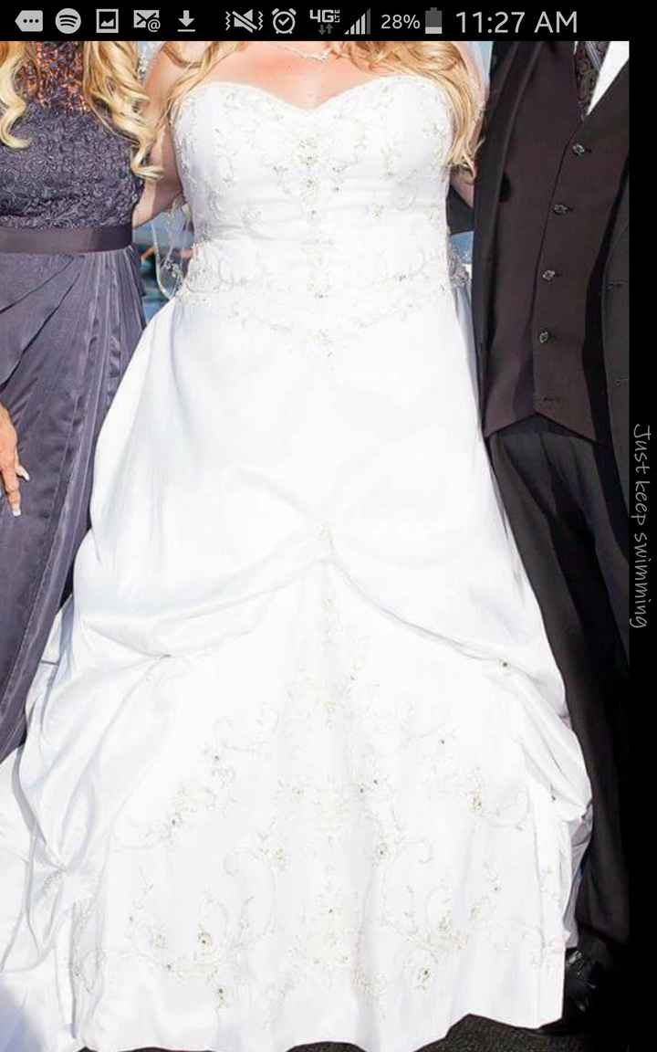 Were you surprised by your wedding dress choice?