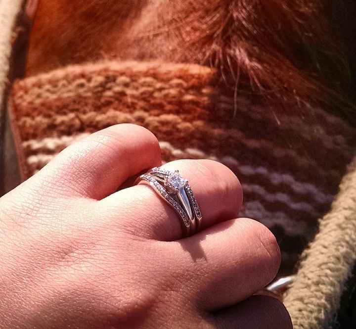 Is anyone with a single stone engagement ring getting a slim wedding band?