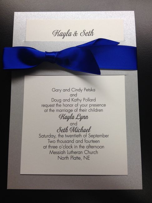 invitation advice (already spoke about this but im unsure how to bring it back up)