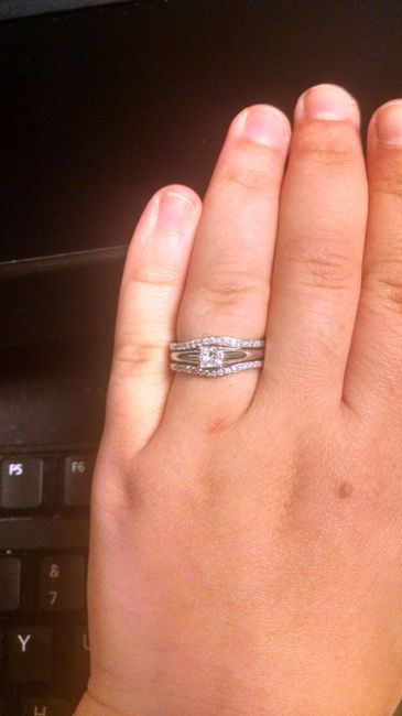My wedding band came in!  Show me yours!