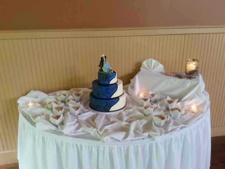 Passive Aggressive Wedding Cake?  *pics*
