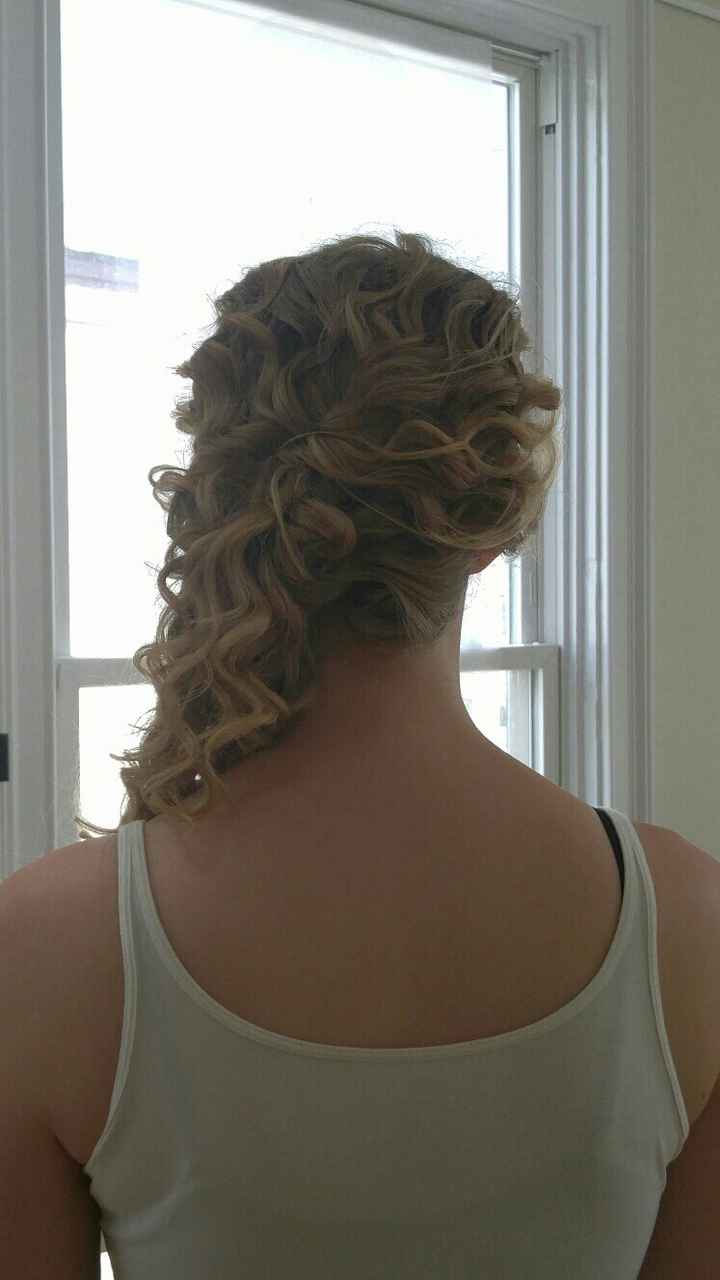 Naturally curly girls - show me your wedding hair!