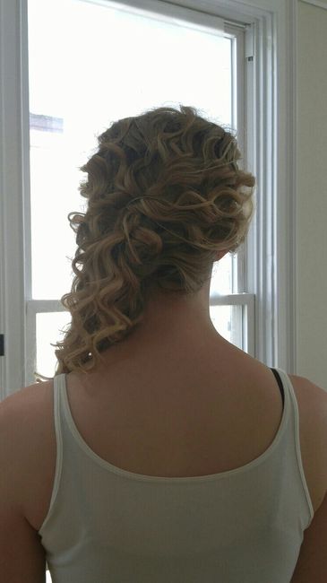 Naturally curly girls - show me your wedding hair!