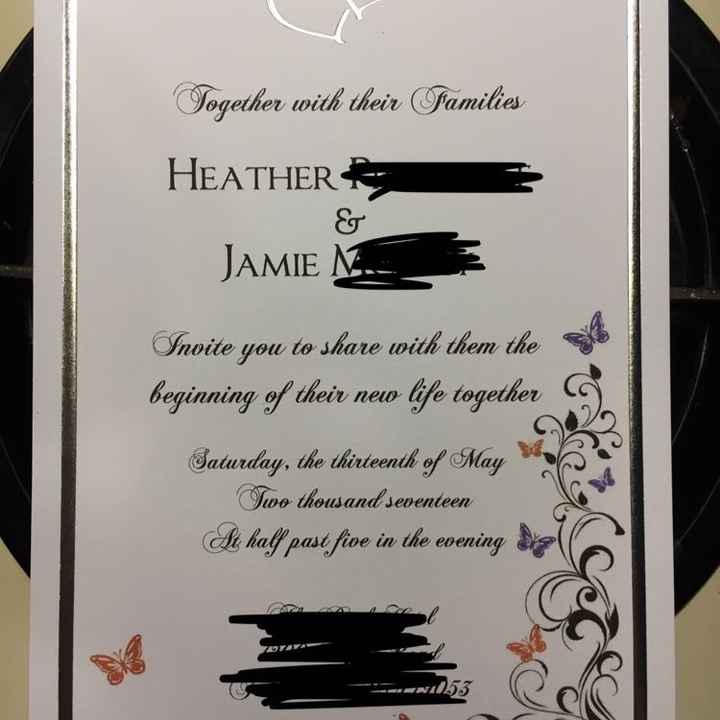 DIY invitations