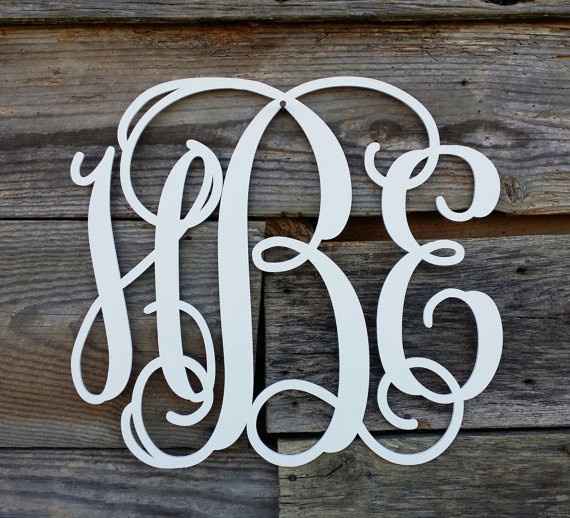Large Monograms for decor