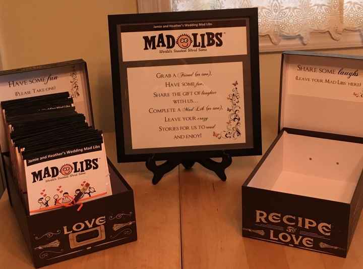 My wedding diy