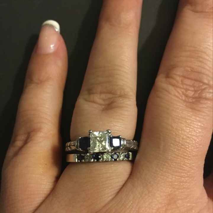 Show me your colored wedding bands!