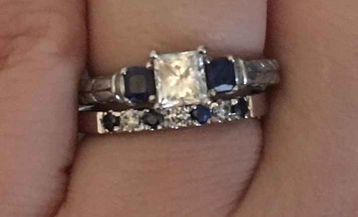 Still getting use to a ring on my finger!