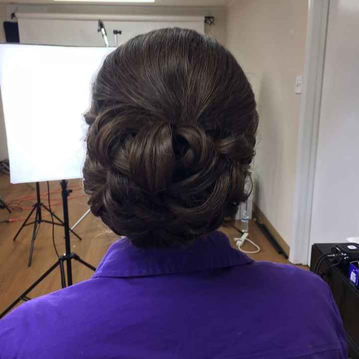Hair and makeup trial