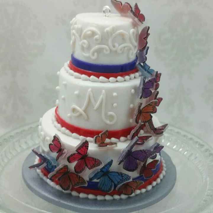  Wedding cake ornament - 1