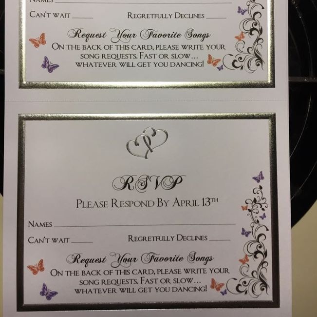 RSVP cards