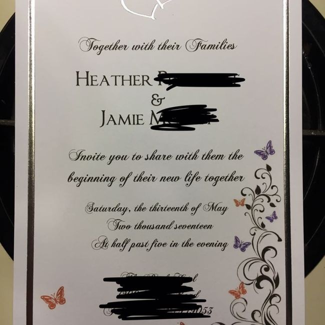 DIY invitations