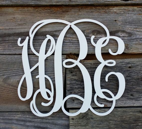 Large Monograms for decor