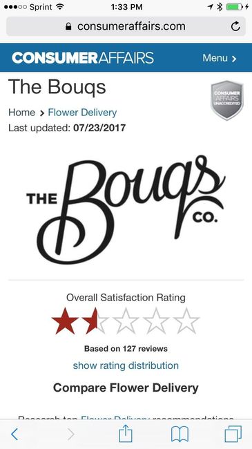 Have you ordered your flowers from Bouqs?