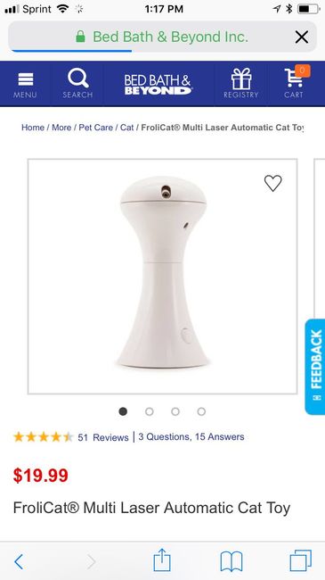 What's the most ridiculous item on your registry? 1