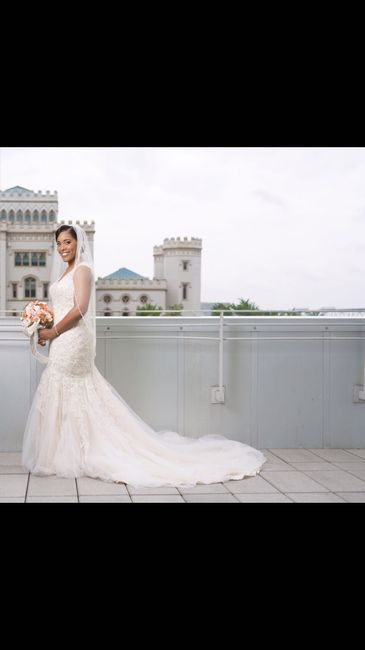 Not sure i like my dress/ bustle - 2