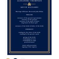 Free Wedding Program Templates - 1