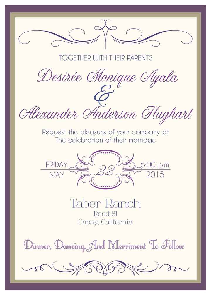 Need Help With Invite Design! Please Vote For Your Favorite