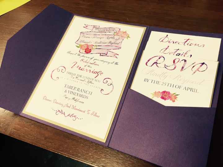 My Invites are Here!!!