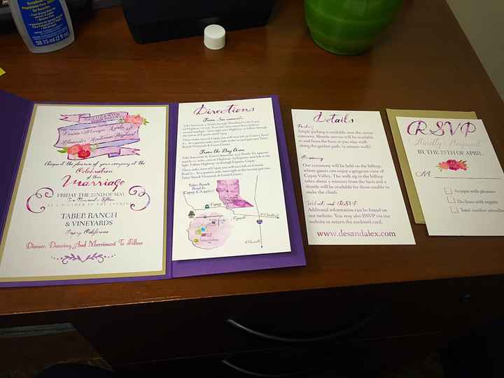 My Invites are Here!!!