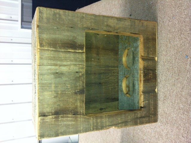 My DIY wine box made by my dad!