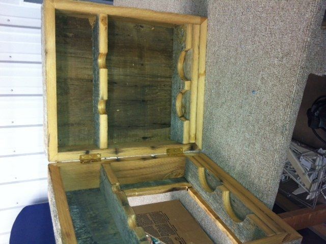 My DIY wine box made by my dad!