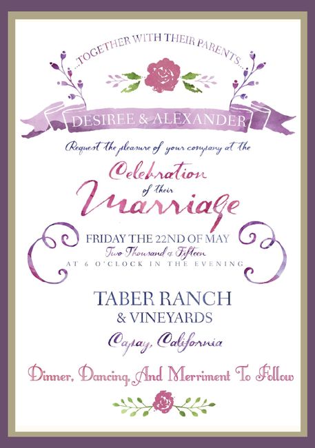 Need Help With Invite Design! Please Vote For Your Favorite