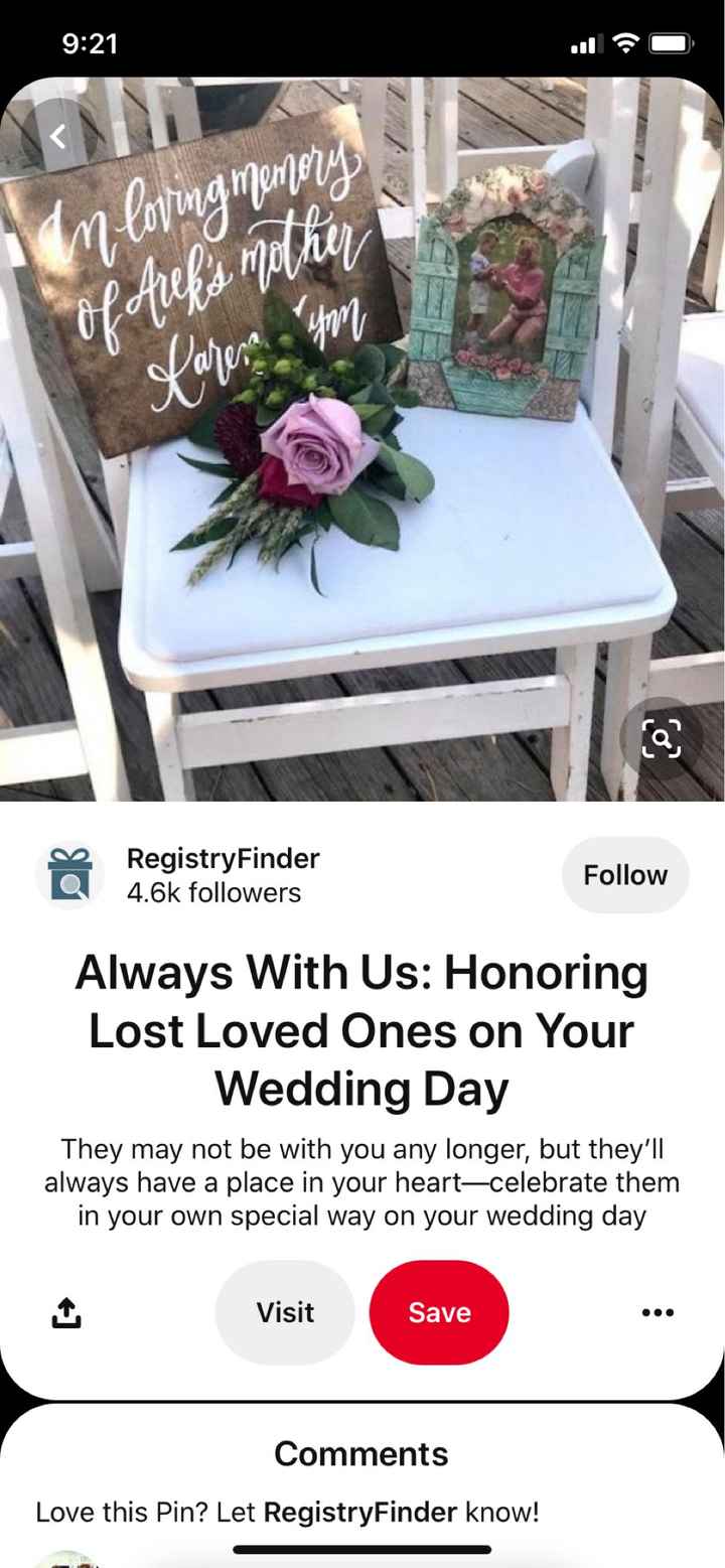 Ideas for deceased - 1