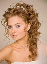 naturally curly hair brides