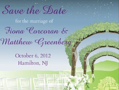 Our Save The Date Postcards