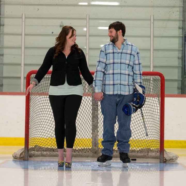 What season did you take engagement pics?