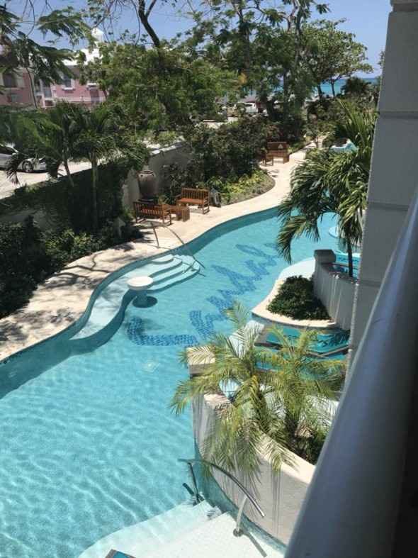 View from our balcony