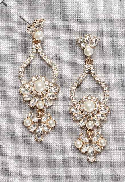 These are from David's Bridal and I think they would look perfect!