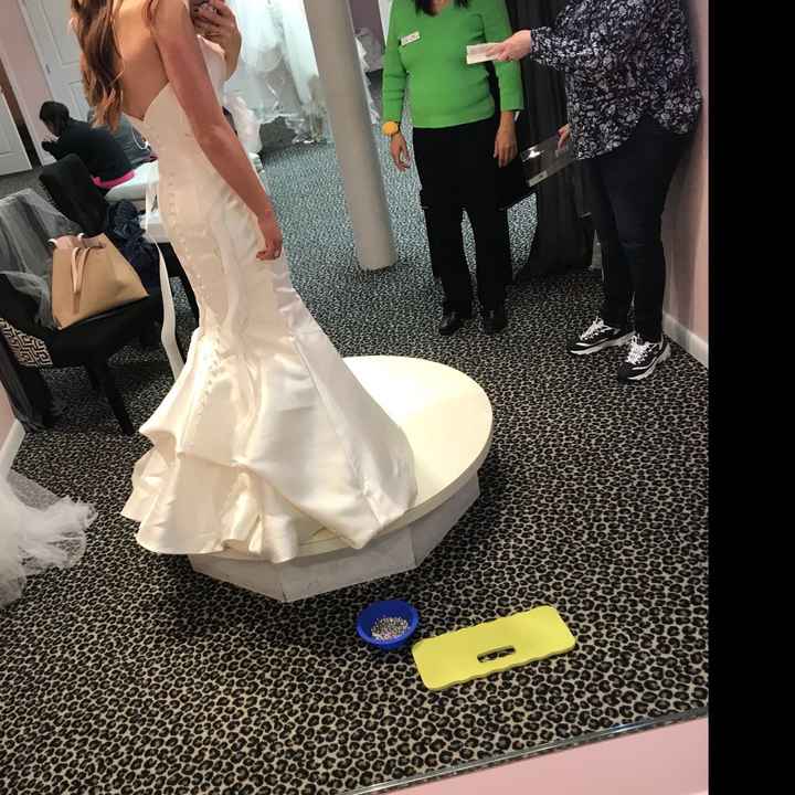 Wedding dress bustle - 1