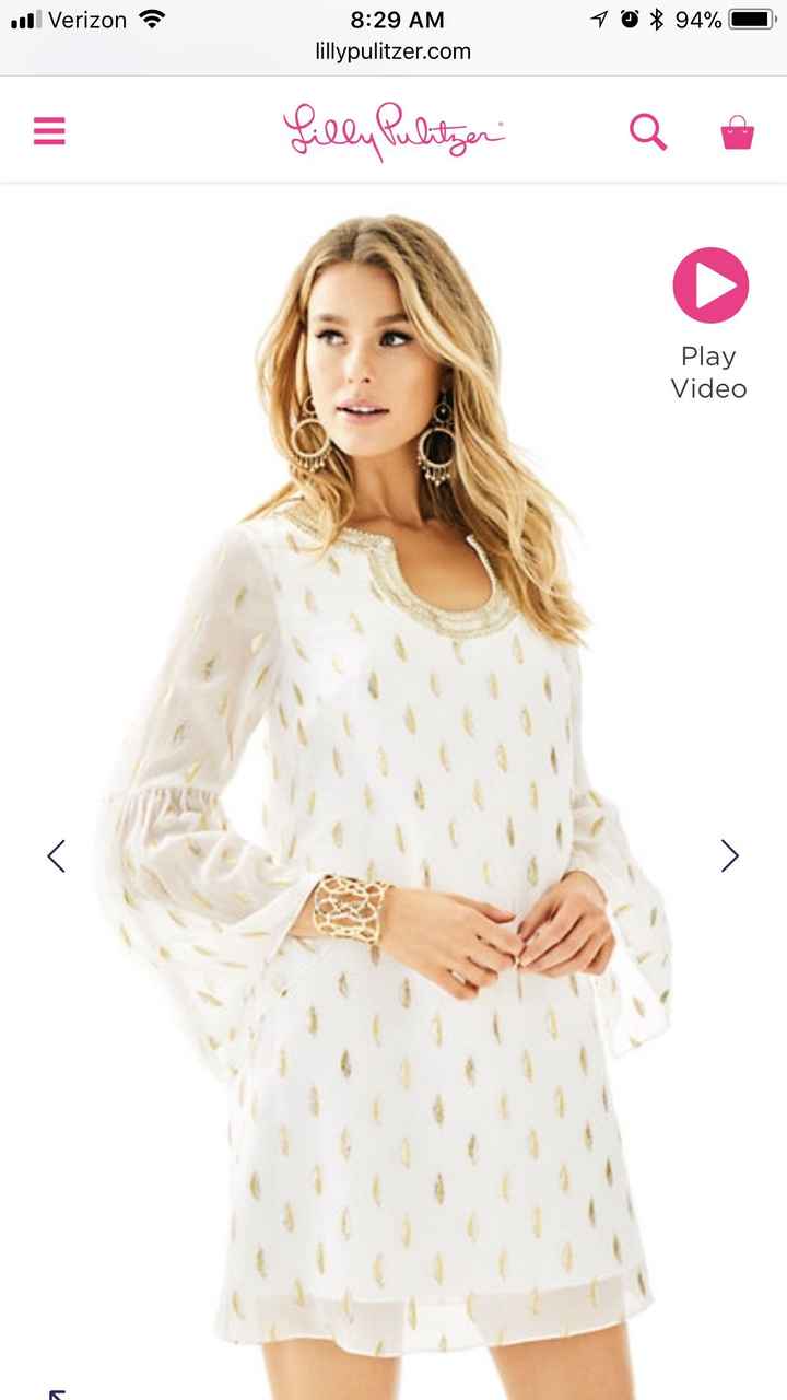 Rehearsal dinner attire - 1