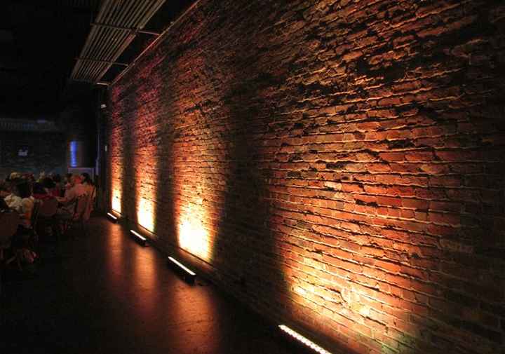 Brick Wall Uplighting