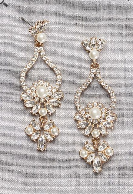 These are from David's Bridal and I think they would look perfect!
