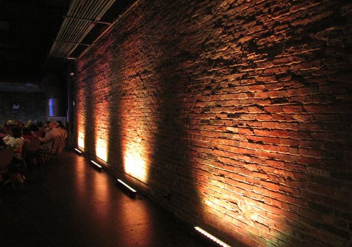 Brick Wall Uplighting
