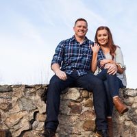 This was our casual outfit for our engagement session!