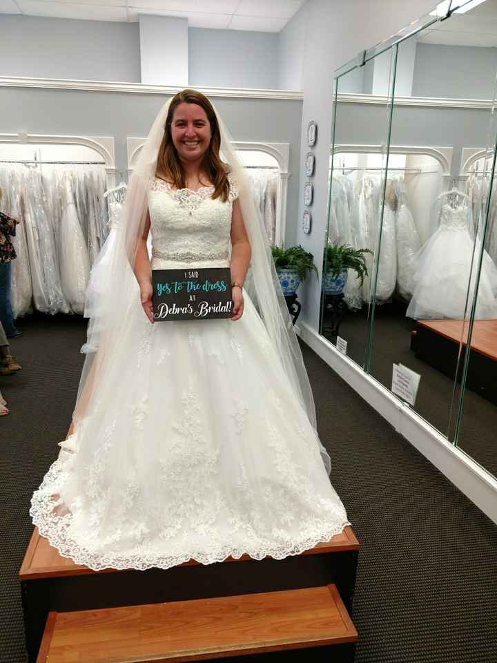 I said yes to my dress!!!