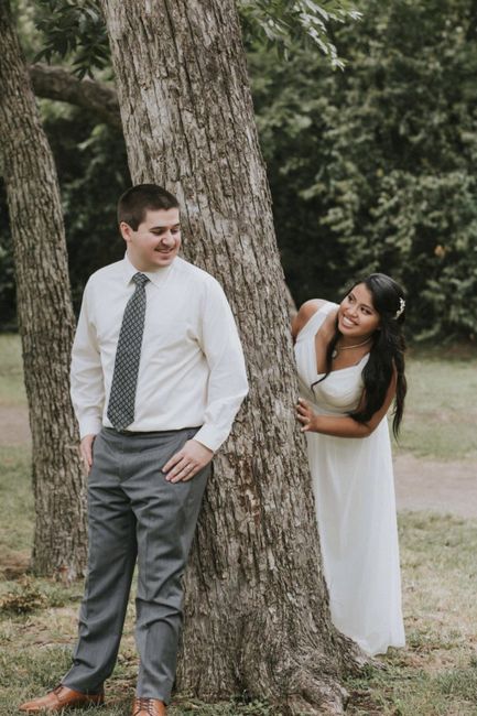 Courthouse wedding with reception later? 1