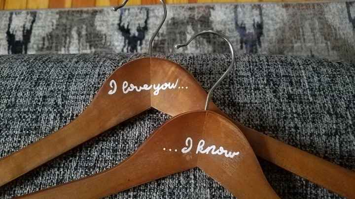 diy Hangers with subtle Star Wars nod :) - 2