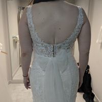 Back of new dress (ignore the odd back fat, it's due to my bra)