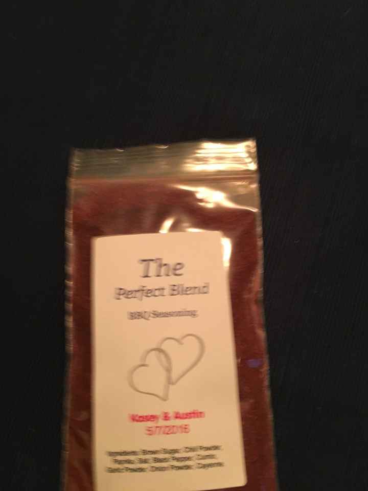 Cute?? BBQ Seasoning Favors- UPDATE with pics