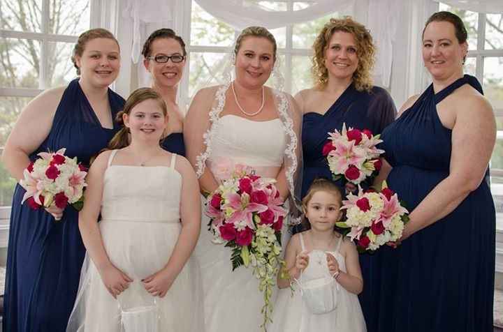 SHOW ME YOUR NAVY BLUE BRIDESMAIDS DRESSES.