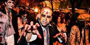 Wedding reception or monster mash?