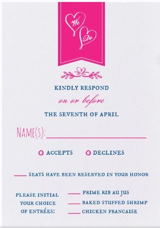 RSVP help, trying to prevent the inevitable nightmare....
